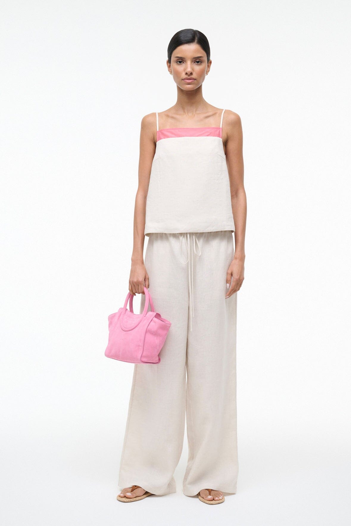 MAISIE LINEN TOP | BLUSH CANYON