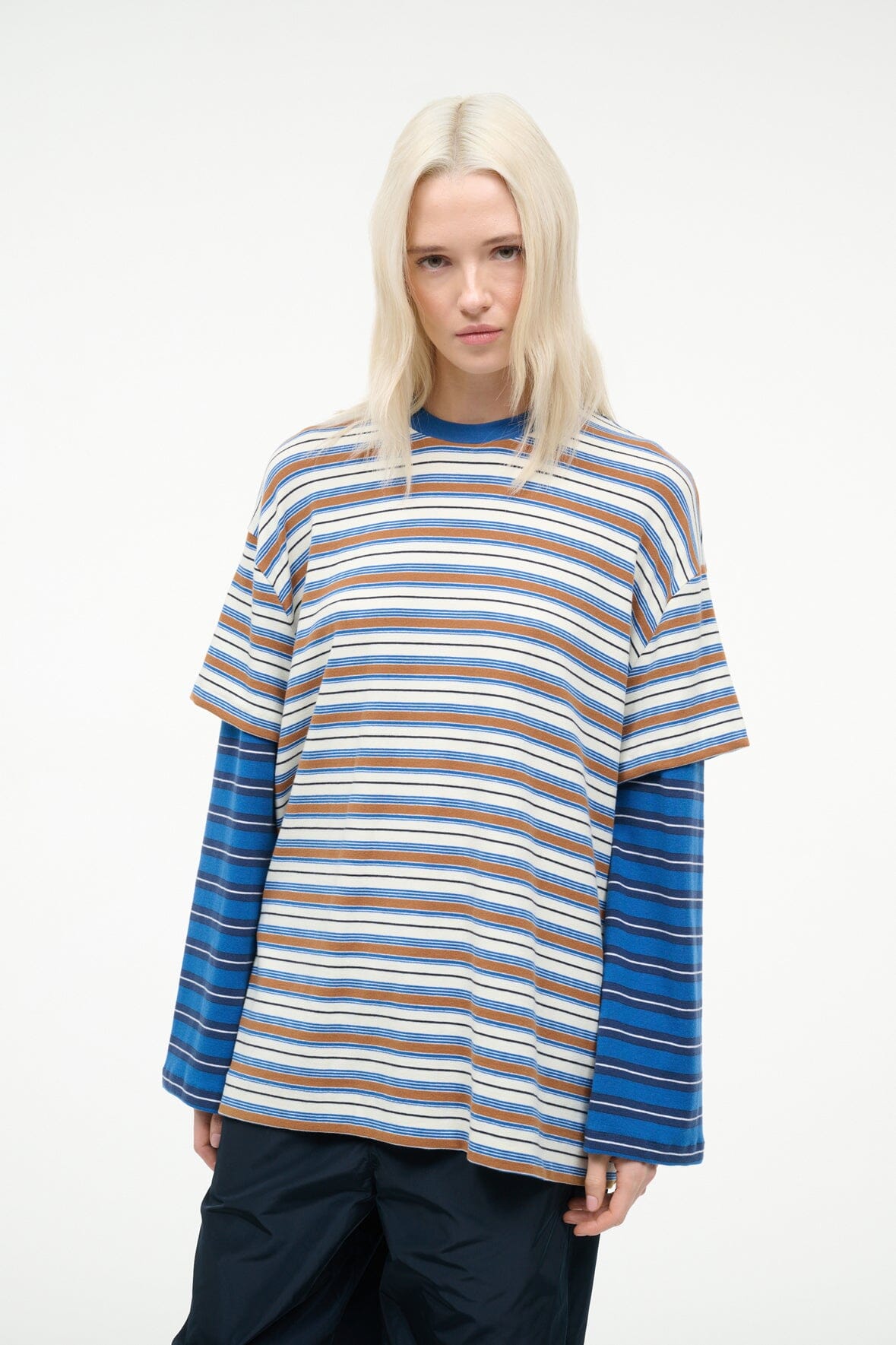 WILLIAM TEE | MOJAVE STRIPE ECHO STRIPE