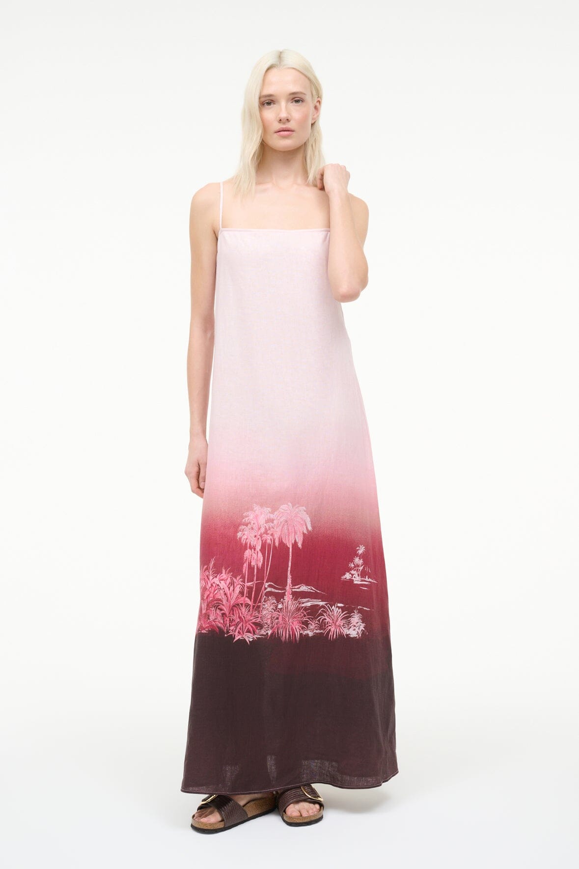 LAURA LINEN DRESS | CALIFORNIA CLOUDS
