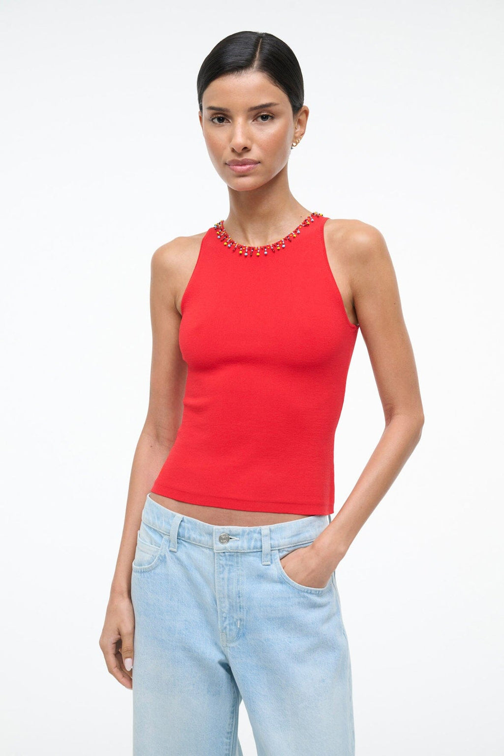 REINA TOP | RED ROSE