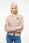 CUSTOM STAUD x C.BONZ MIDNIGHT CASHMERE CARDIGAN | STONE