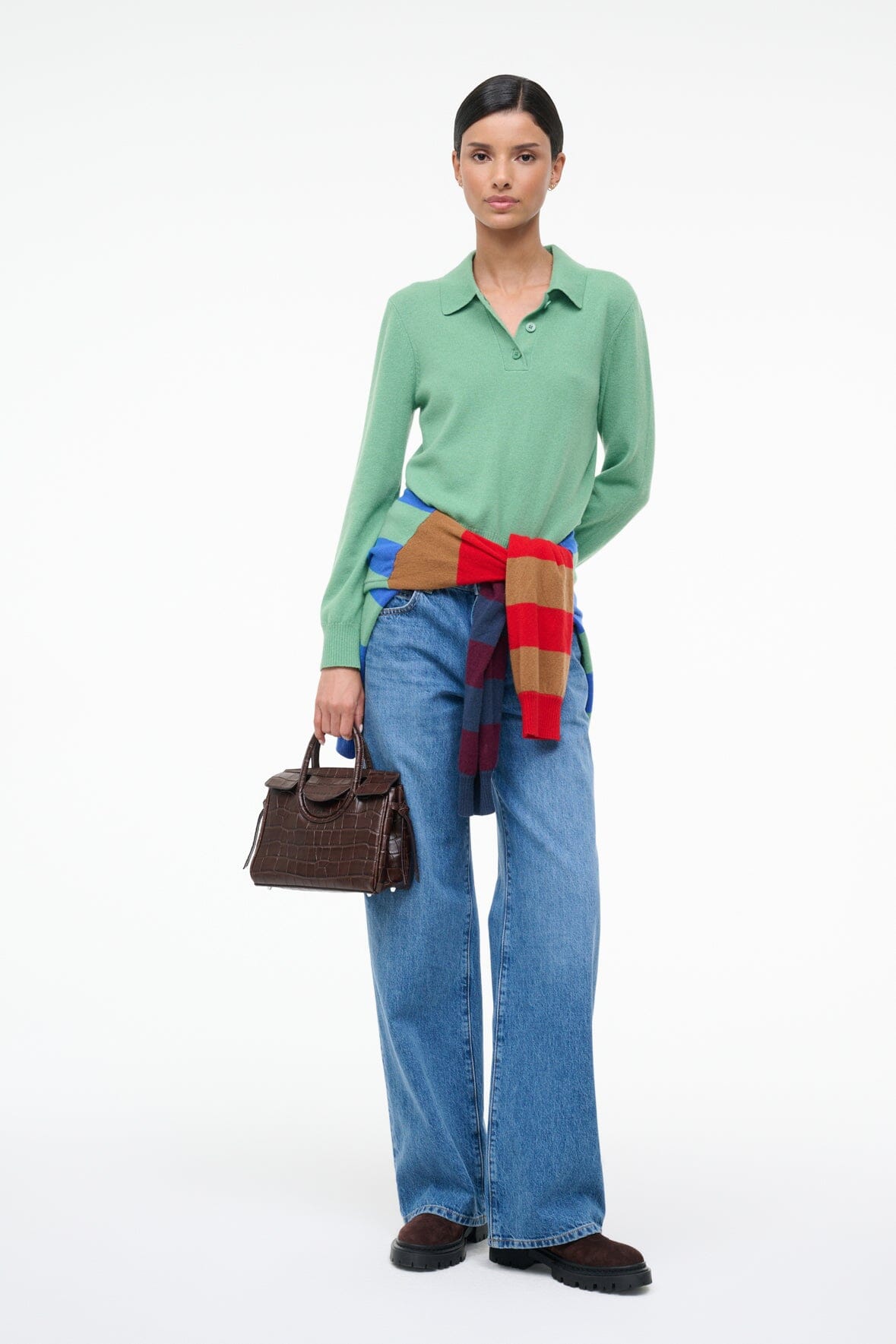 GEMMA CASHMERE SWEATER | LEAF