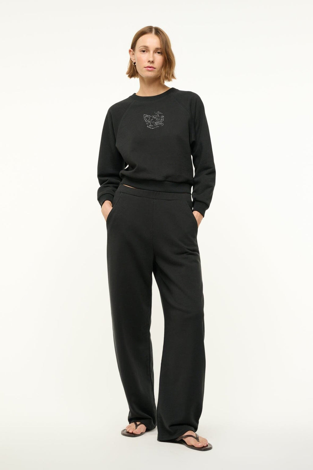 CUSTOM STAUD x C.BONZ ENDURANCE SWEATSHIRT | BLACK