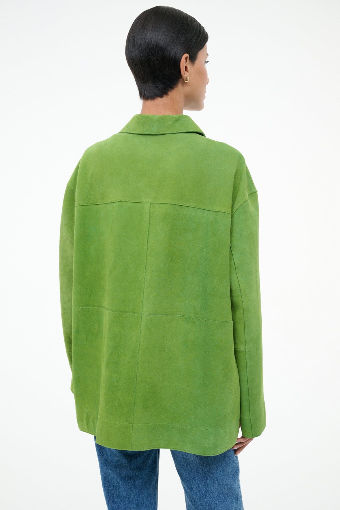 ROXANNE SUEDE JACKET | LEAF SUEDE