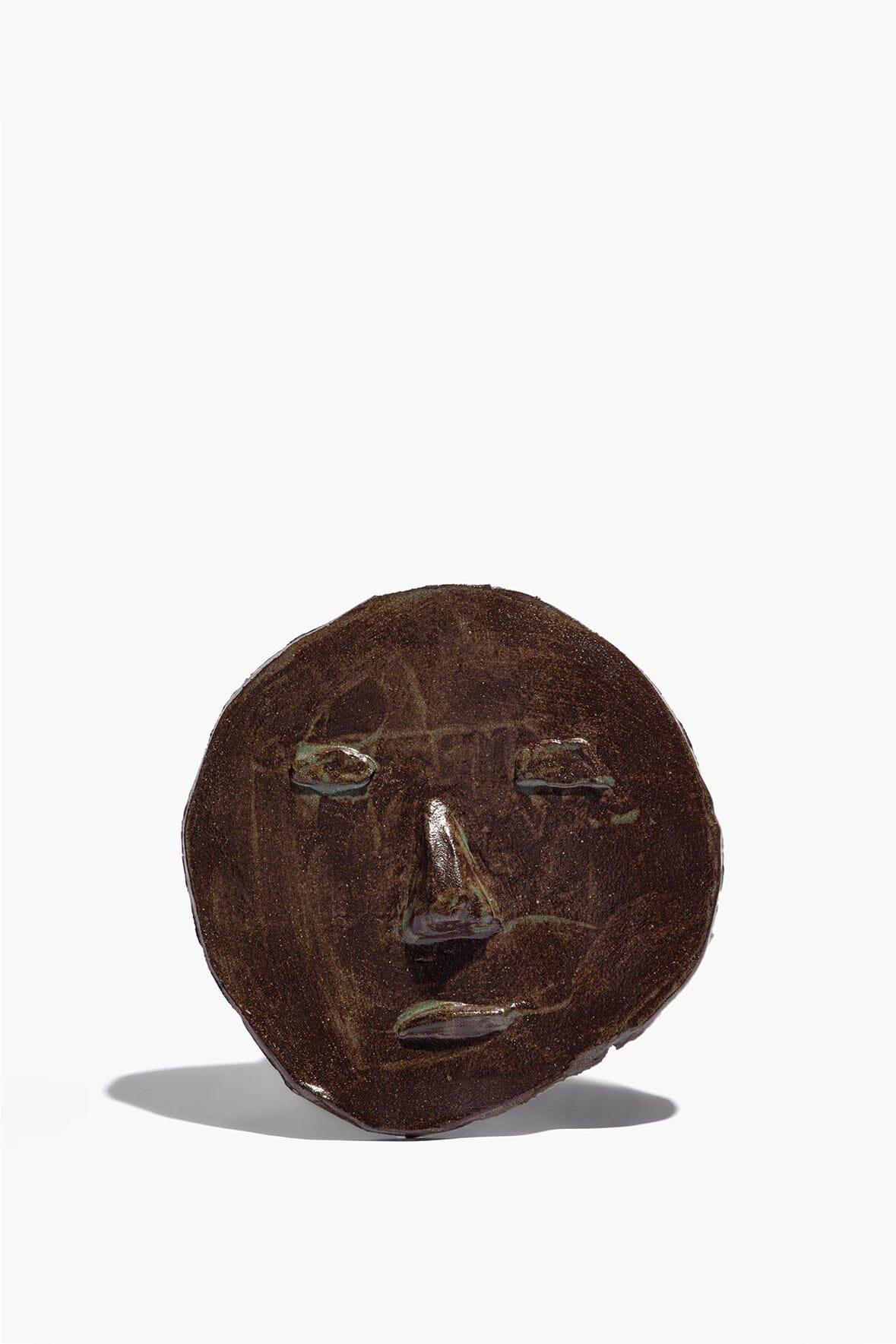 EVA CERAMIC FACE SET | WHITE AND MATCHA BROWN GLAZE