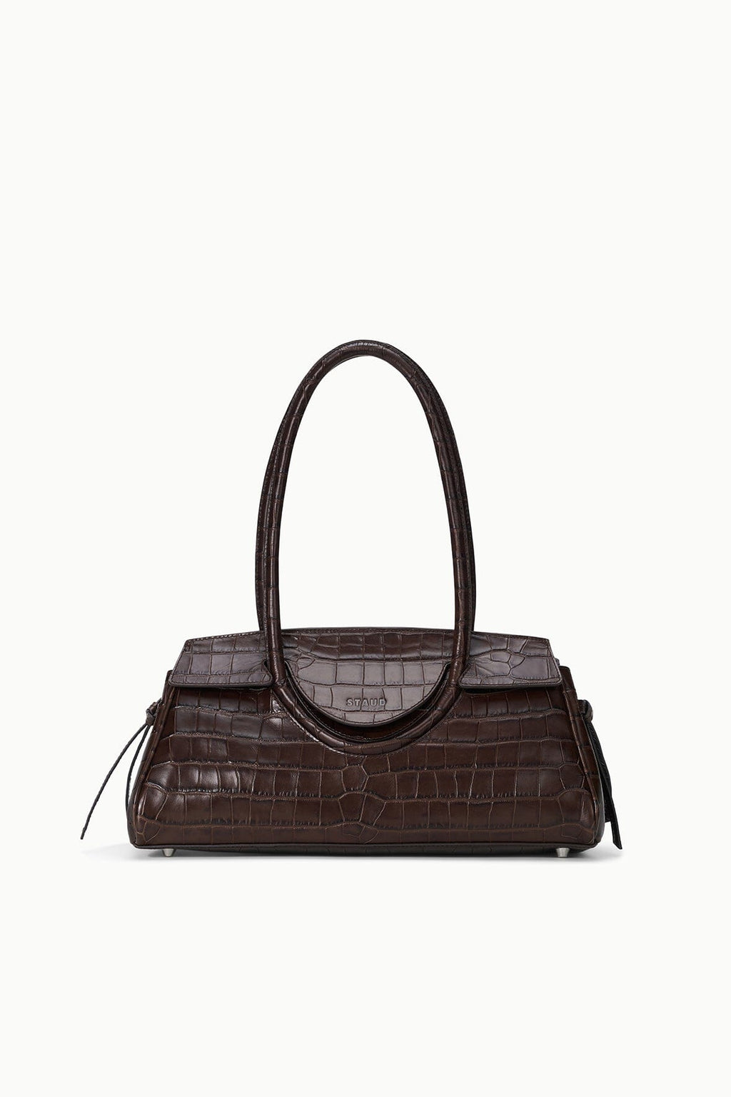 MAUDE SHOULDER BAG | ESPRESSO CROCO