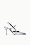 SEBASTIAN HIGH HEEL SLINGBACK | PEWTER