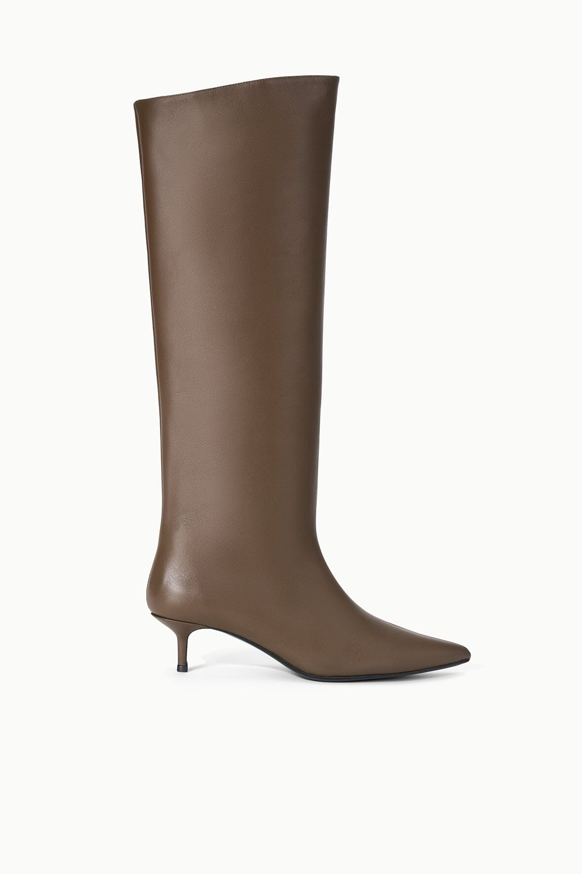 SEBASTIAN KITTEN HEEL BOOT | TRUFFLE