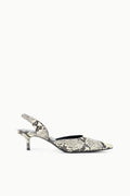 SEBASTIAN SLINGBACK | WHITE SNAKE