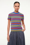 WEEKEND CREW TEE | SPECTRUM STRIPE